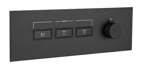 1008305 Shower Mixer Matte Black