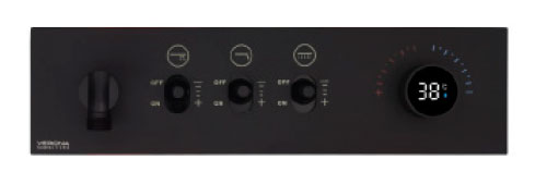 10183305 Retromatic Shower Mixer Matte Black