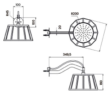 25010 traight shower arm