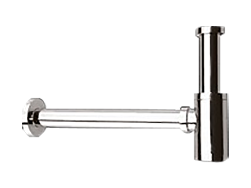 Round Bottle Trap Chrome