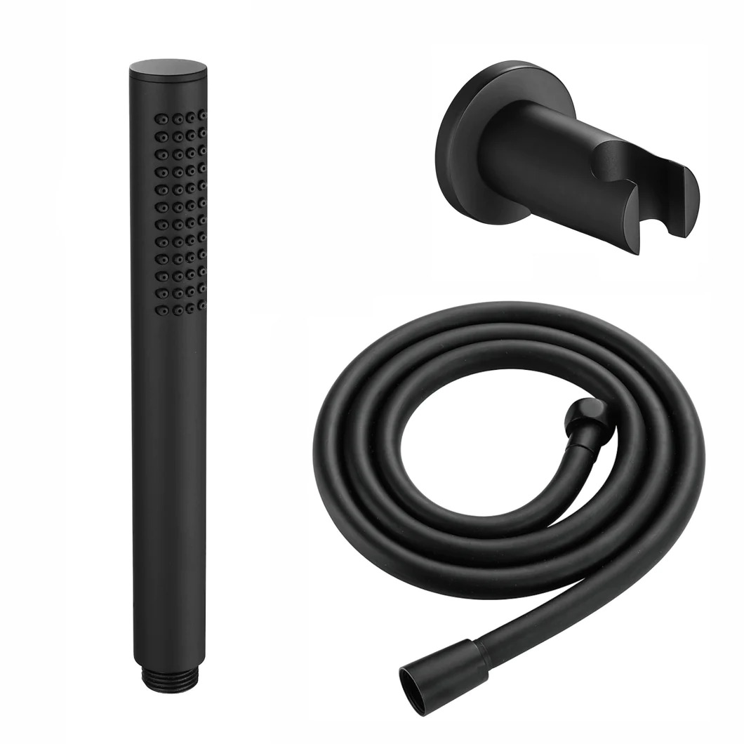 HOJ0804 Round Hand Shower Matte Black