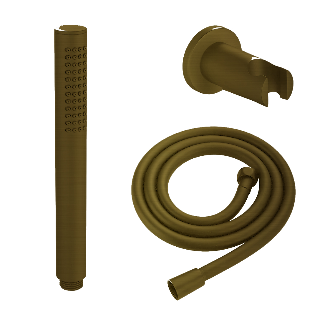 HOJ0804 Round Hand Shower Brushed Gold