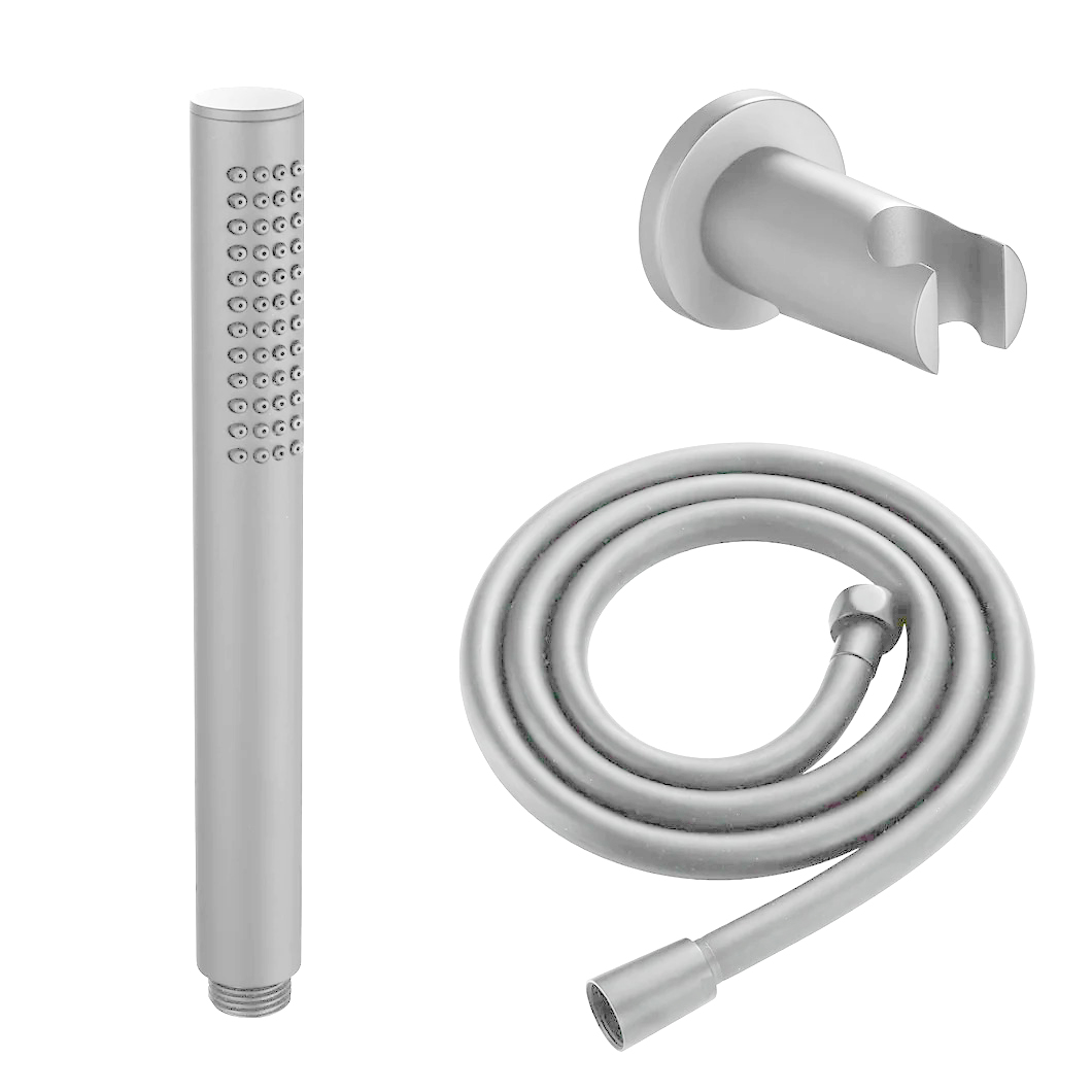 HOJ0804 Round Hand Shower Brushed Gunmetal Grey