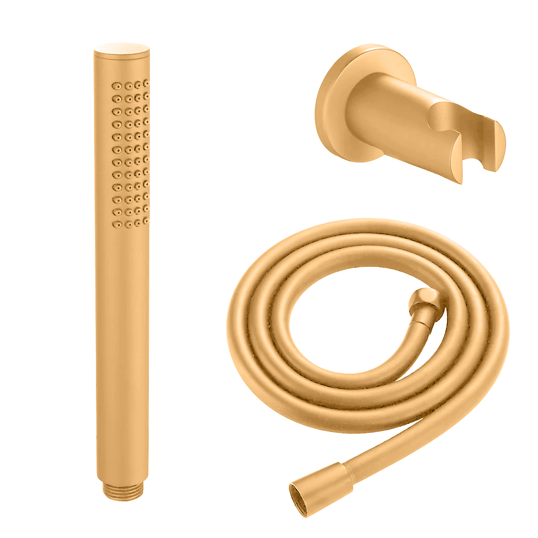 HOJ0804 Round Hand Shower Brushed Gold